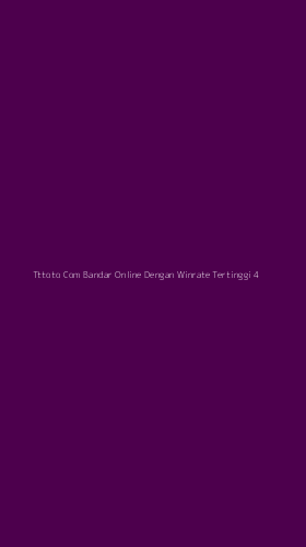 Tampilan Antarmuka Aplikasi Tttoto Com Bandar Online Dengan Winrate Tertinggi - 4