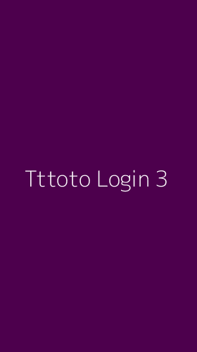 Tampilan Antarmuka Aplikasi Tttoto Login - 3