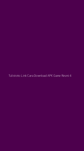 Tampilan Antarmuka Aplikasi Tulistoto Link Cara Download Apk Game Resmi - 4