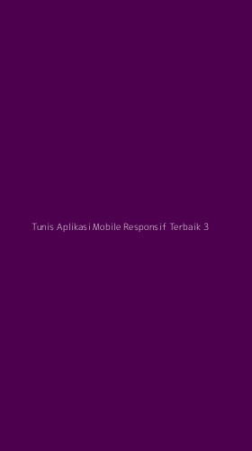 Tampilan Antarmuka Aplikasi Tunis Aplikasi Mobile Responsif Terbaik - 3
