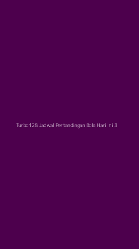 Tampilan Antarmuka Aplikasi Turbo128 Jadwal Pertandingan Bola Hari Ini - 3