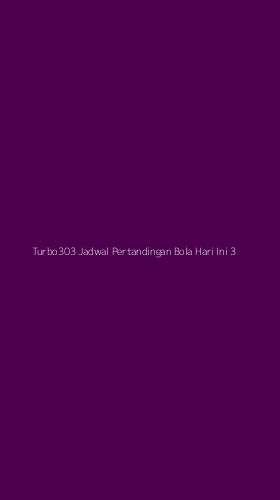 Tampilan Antarmuka Aplikasi Turbo303 Jadwal Pertandingan Bola Hari Ini - 3