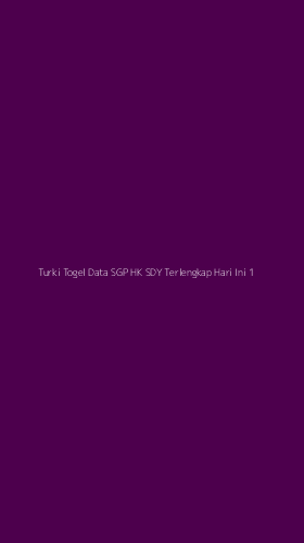 Tampilan Antarmuka Aplikasi Turki Togel Data Sgp Hk Sdy Terlengkap Hari Ini - 1