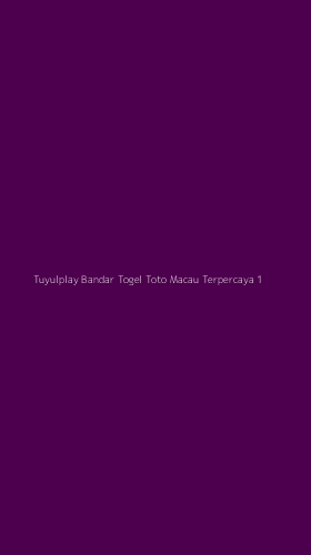 Tampilan Antarmuka Aplikasi Tuyulplay Bandar Togel Toto Macau Terpercaya - 1