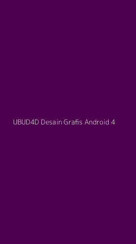 Tampilan Antarmuka Aplikasi Ubud4d Desain Grafis Android - 4