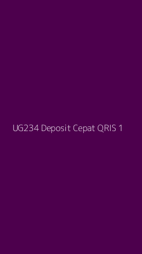 Tampilan Antarmuka Aplikasi Ug234 Deposit Cepat Qris - 1