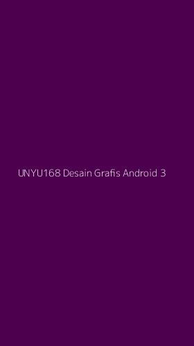 Tampilan Antarmuka Aplikasi Unyu168 Desain Grafis Android - 3