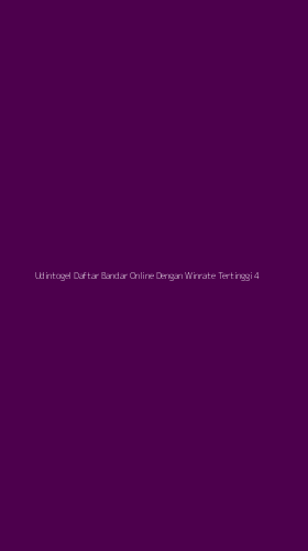 Tampilan Antarmuka Aplikasi Udintogel Daftar Bandar Online Dengan Winrate Tertinggi - 4