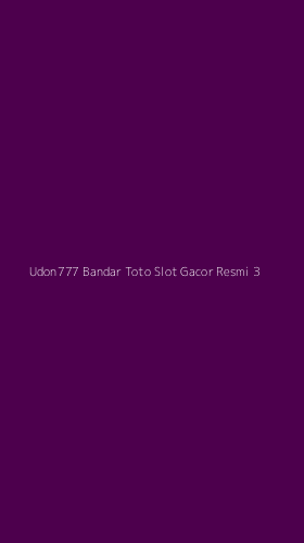 Tampilan Antarmuka Aplikasi Udon777 Bandar Toto Slot Gacor Resmi - 3