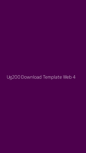 Tampilan Antarmuka Aplikasi Ug200 Download Template Web - 4