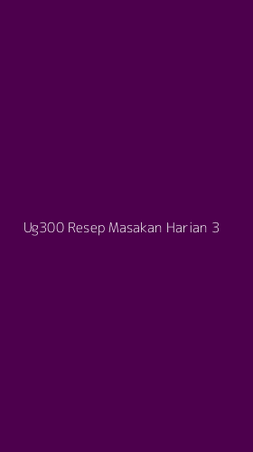 Tampilan Antarmuka Aplikasi Ug300 Resep Masakan Harian - 3