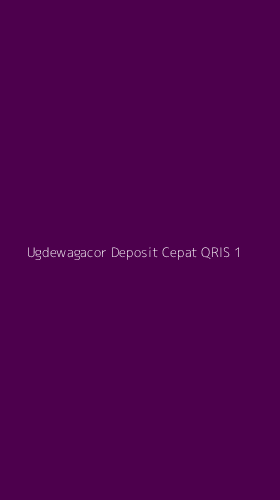 Tampilan Antarmuka Aplikasi Ugdewagacor Deposit Cepat Qris - 1