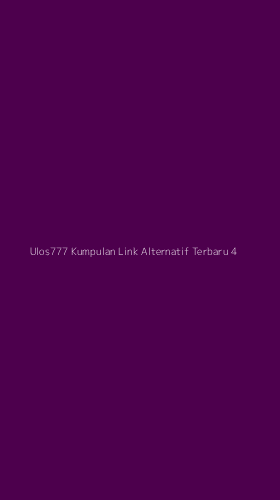 Tampilan Antarmuka Aplikasi Ulos777 Kumpulan Link Alternatif Terbaru - 4