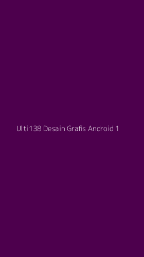 Tampilan Antarmuka Aplikasi Ulti138 Desain Grafis Android - 1