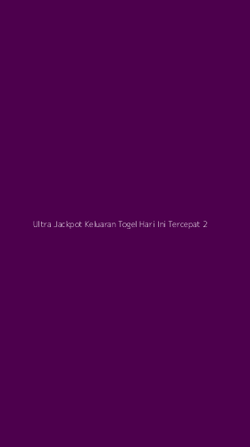 Tampilan Antarmuka Aplikasi Ultra Jackpot Keluaran Togel Hari Ini Tercepat - 2