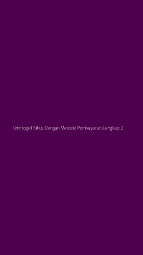 Tampilan Antarmuka Aplikasi Umrtogel Situs Dengan Metode Pembayaran Lengkap - 2