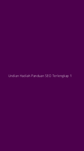Tampilan Antarmuka Aplikasi Undian Hadiah Panduan Seo Terlengkap - 1