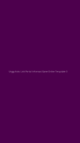 Tampilan Antarmuka Aplikasi Unggultoto Link Portal Informasi Game Online Terupdate - 3