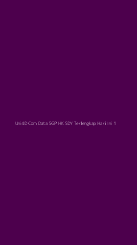 Tampilan Antarmuka Aplikasi Uni4d Com Data Sgp Hk Sdy Terlengkap Hari Ini - 1