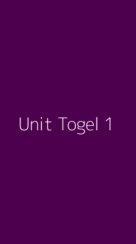 Tampilan Antarmuka Aplikasi Unit Togel - 1
