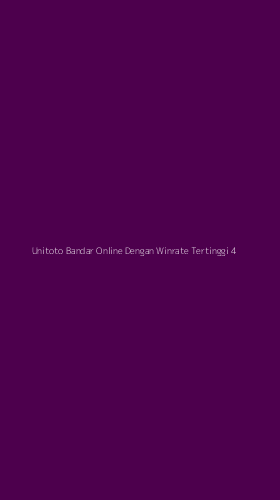 Tampilan Antarmuka Aplikasi Unitoto Bandar Online Dengan Winrate Tertinggi - 4