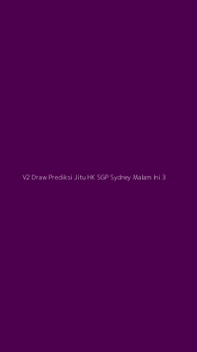 Tampilan Antarmuka Aplikasi V2 Draw Prediksi Jitu Hk Sgp Sydney Malam Ini - 3