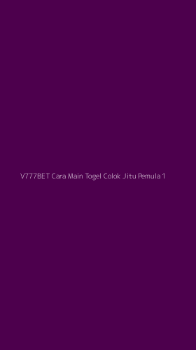 Tampilan Antarmuka Aplikasi V777bet Cara Main Togel Colok Jitu Pemula - 1