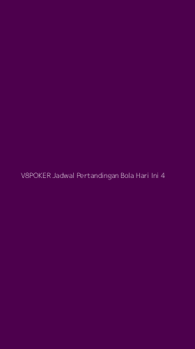Tampilan Antarmuka Aplikasi V8poker Jadwal Pertandingan Bola Hari Ini - 4