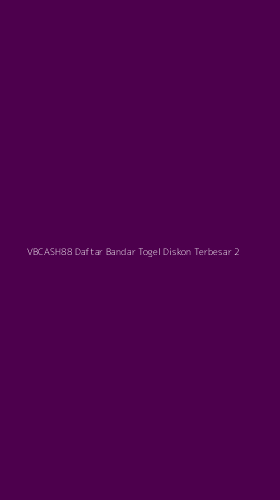 Tampilan Antarmuka Aplikasi Vbcash88 Daftar Bandar Togel Diskon Terbesar - 2