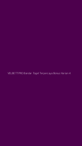 Tampilan Antarmuka Aplikasi Velbettpro Bandar Togel Terpercaya Bonus Harian - 4