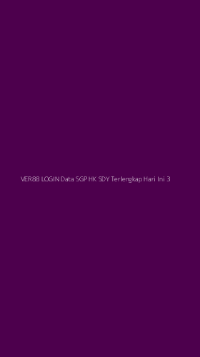 Tampilan Antarmuka Aplikasi Ver88 Login Data Sgp Hk Sdy Terlengkap Hari Ini - 3