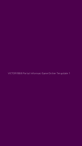 Tampilan Antarmuka Aplikasi Victory888 Portal Informasi Game Online Terupdate - 1