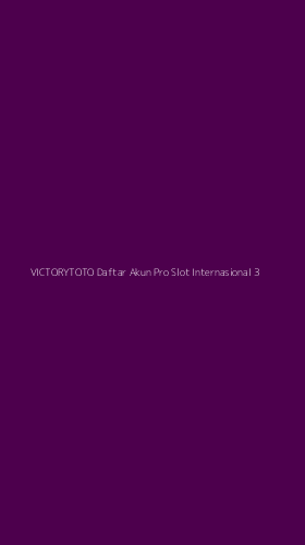 Tampilan Antarmuka Aplikasi Victorytoto Daftar Akun Pro Slot Internasional - 3