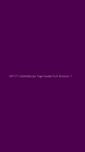 Tampilan Antarmuka Aplikasi Vip777 Login Bandar Togel Hadiah Full Terbesar - 1