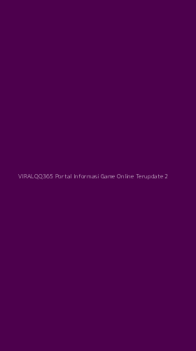 Tampilan Antarmuka Aplikasi Viralqq365 Portal Informasi Game Online Terupdate - 2