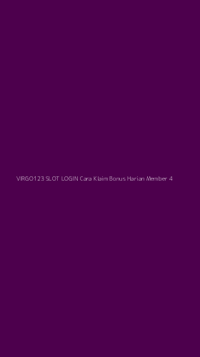 Tampilan Antarmuka Aplikasi Virgo123 Slot Login Cara Klaim Bonus Harian Member - 4