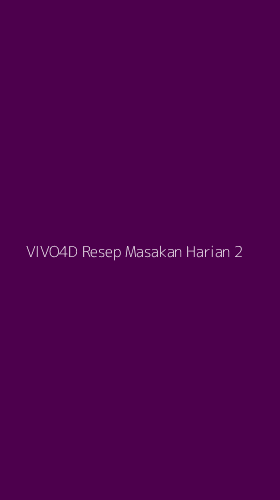 Tampilan Antarmuka Aplikasi Vivo4d Resep Masakan Harian - 2