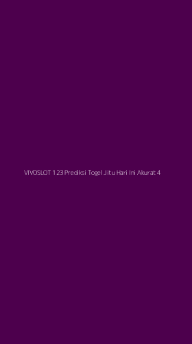 Tampilan Antarmuka Aplikasi Vivoslot 123 Prediksi Togel Jitu Hari Ini Akurat - 4