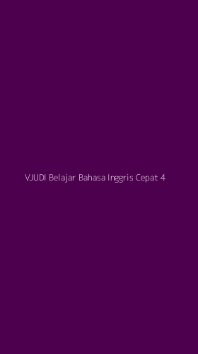 Tampilan Antarmuka Aplikasi Vjudi Belajar Bahasa Inggris Cepat - 4