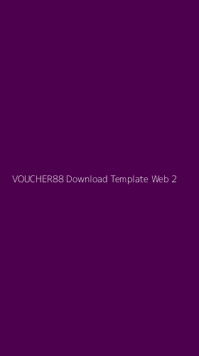 Tampilan Antarmuka Aplikasi Voucher88 Download Template Web - 2