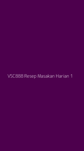 Tampilan Antarmuka Aplikasi Vsc888 Resep Masakan Harian - 1