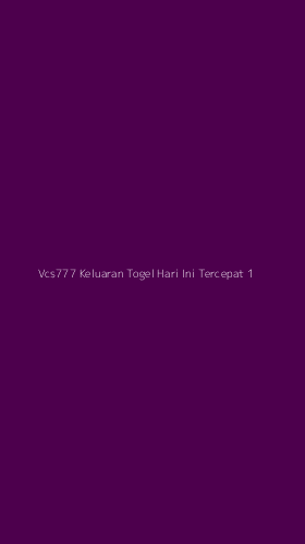 Tampilan Antarmuka Aplikasi Vcs777 Keluaran Togel Hari Ini Tercepat - 1