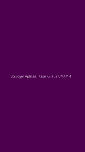 Tampilan Antarmuka Aplikasi Vcstogel Aplikasi Kasir Gratis Umkm - 4