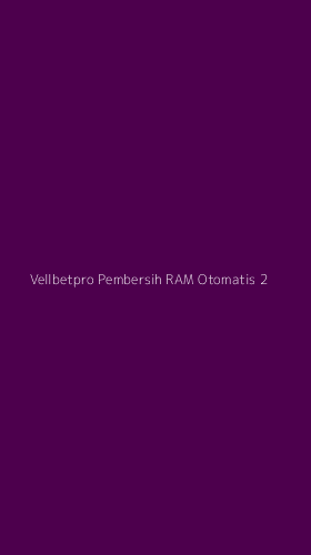 Tampilan Antarmuka Aplikasi Vellbetpro Pembersih Ram Otomatis - 2