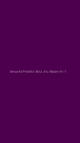 Tampilan Antarmuka Aplikasi Venus4d Prediksi Bola Jitu Malam Ini - 1