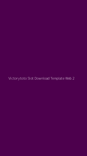 Tampilan Antarmuka Aplikasi Victorytoto Slot Download Template Web - 2