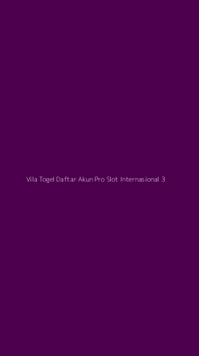 Tampilan Antarmuka Aplikasi Vila Togel Daftar Akun Pro Slot Internasional - 3
