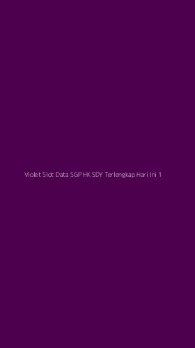 Tampilan Antarmuka Aplikasi Violet Slot Data Sgp Hk Sdy Terlengkap Hari Ini - 1