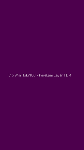 Tampilan Antarmuka Aplikasi Vip Win Hoki108 - Perekam Layar HD - 4
