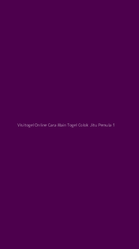Tampilan Antarmuka Aplikasi Visitogel Online Cara Main Togel Colok Jitu Pemula - 1